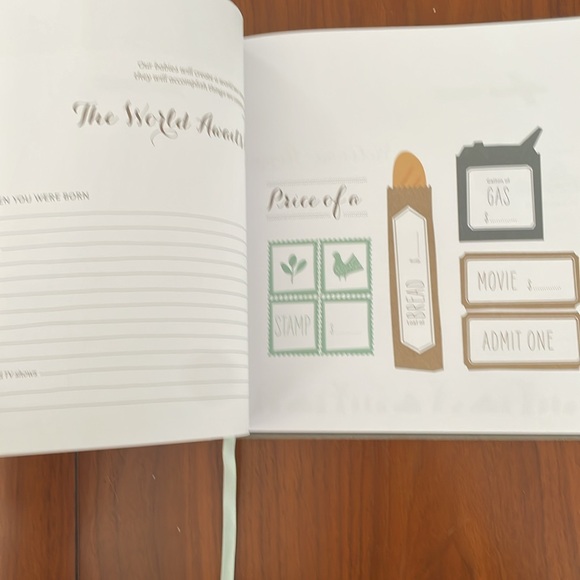 Welcome baby keepsake book - Picture 6 of 8